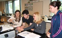 lab students